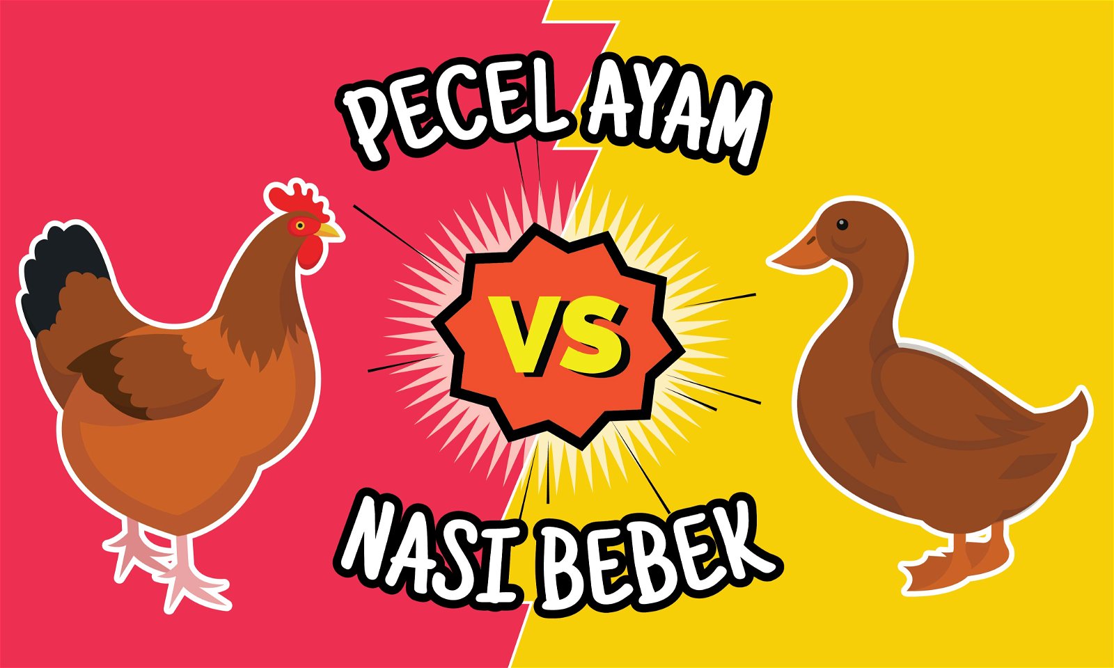 Pecel Ayam VS Nasi Bebek, Siapa Juaranya di Jakarta?