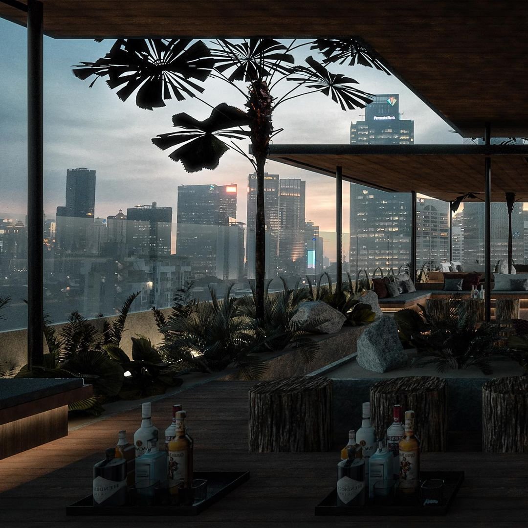 10 Cafe Rooftop di Jakarta Selatan yang Asyik Kala Senja