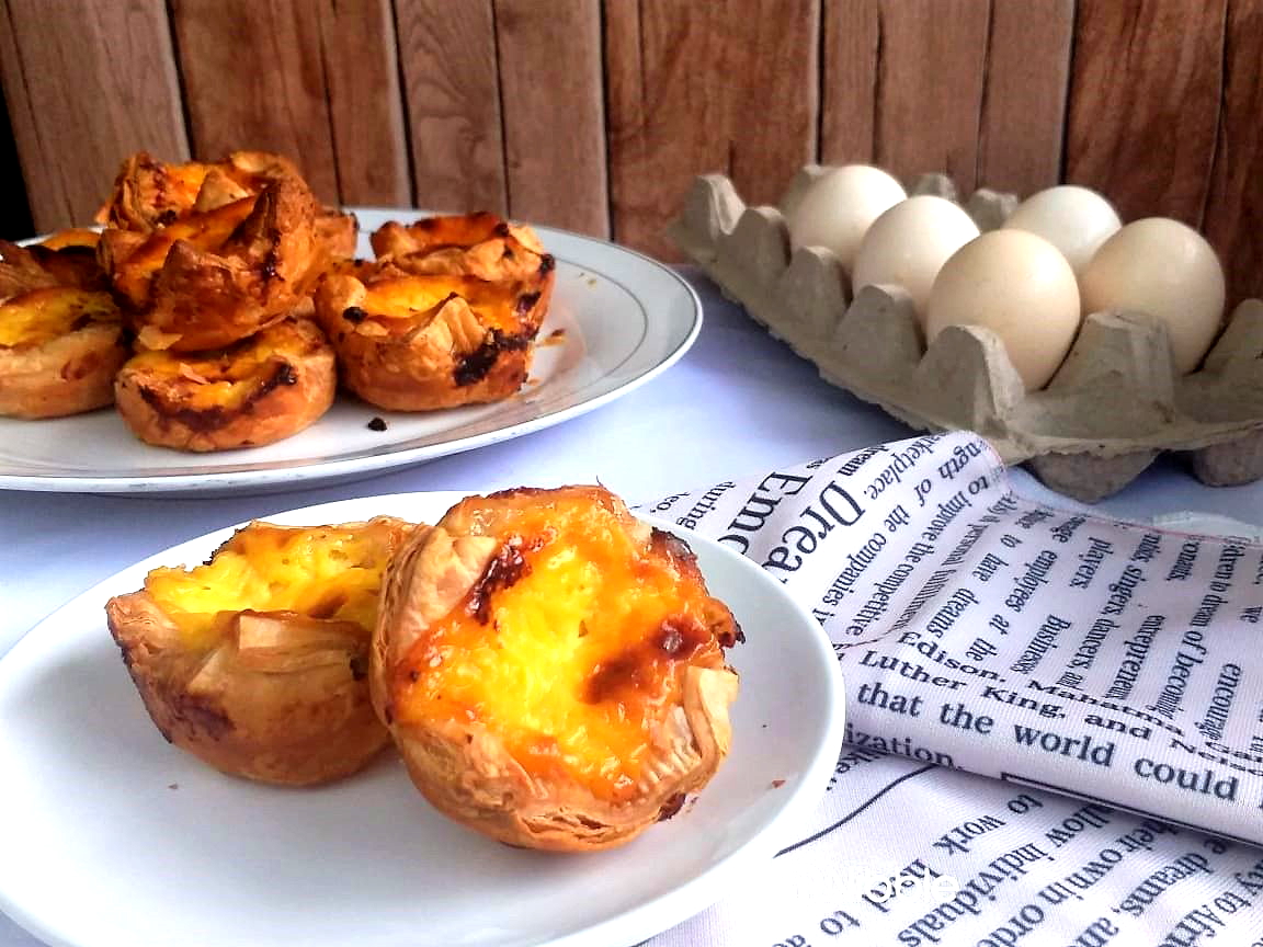 Resep Portuguese Egg Tart Renyah dan Lumer